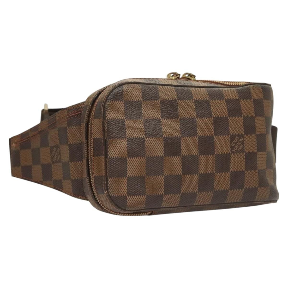 Louis Vuitton Geronimos Waist Bag Damier, BROWN, CANVAS, Shoulder bag