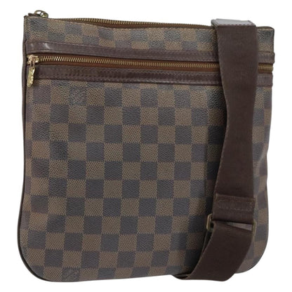 Louis Vuitton Bosphore Pochette Damier, BROWN, CANVAS, Shoulder bag