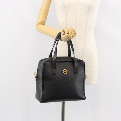 Celine Handbag Leather, BLACK, LEATHER, Handbag