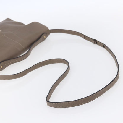 Bally Vintage Shoulder Bag Leather, BEIGE, LEATHER, Shoulder bag