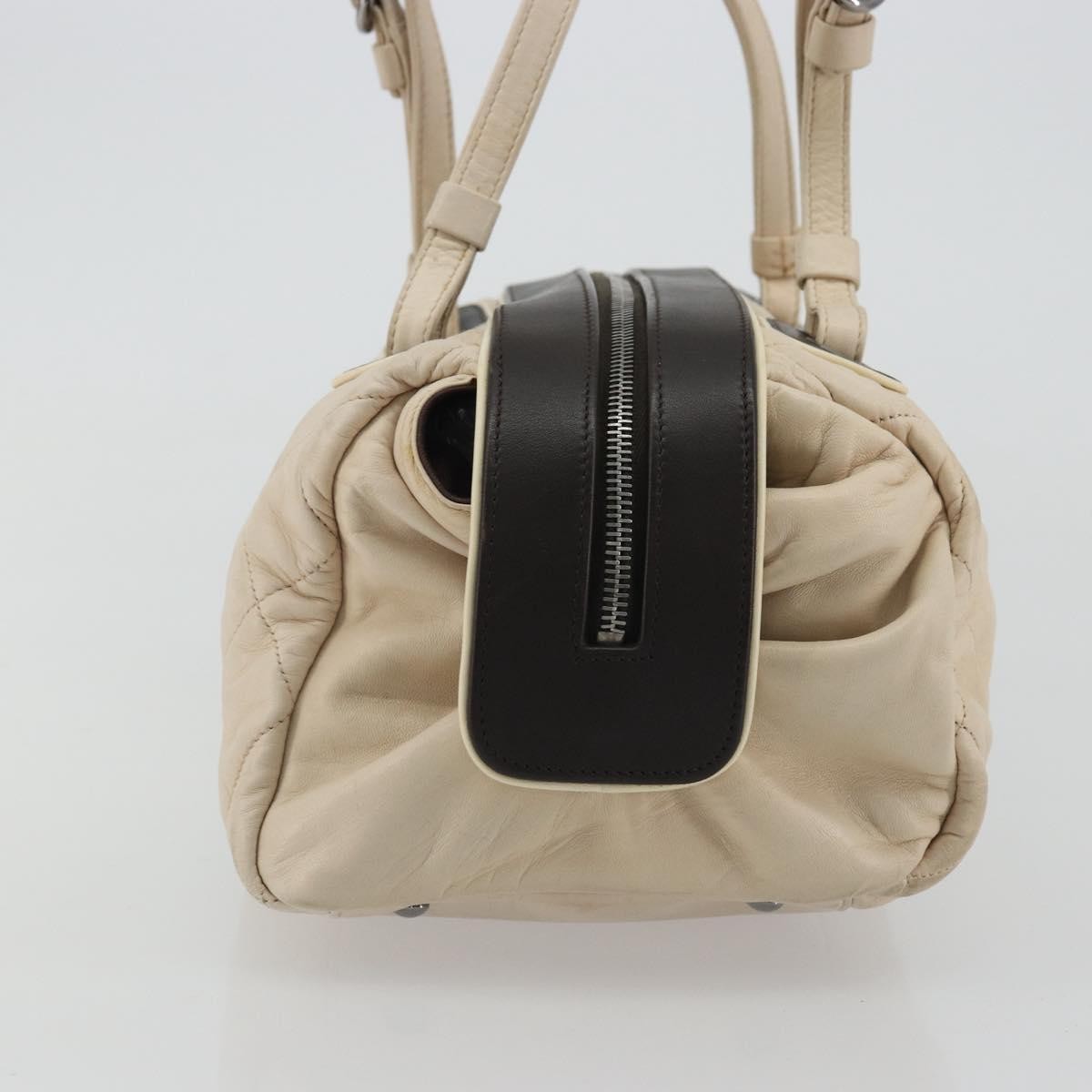 Chanel Matelassé Lambskin leather, Neutral, Leather, Handbag