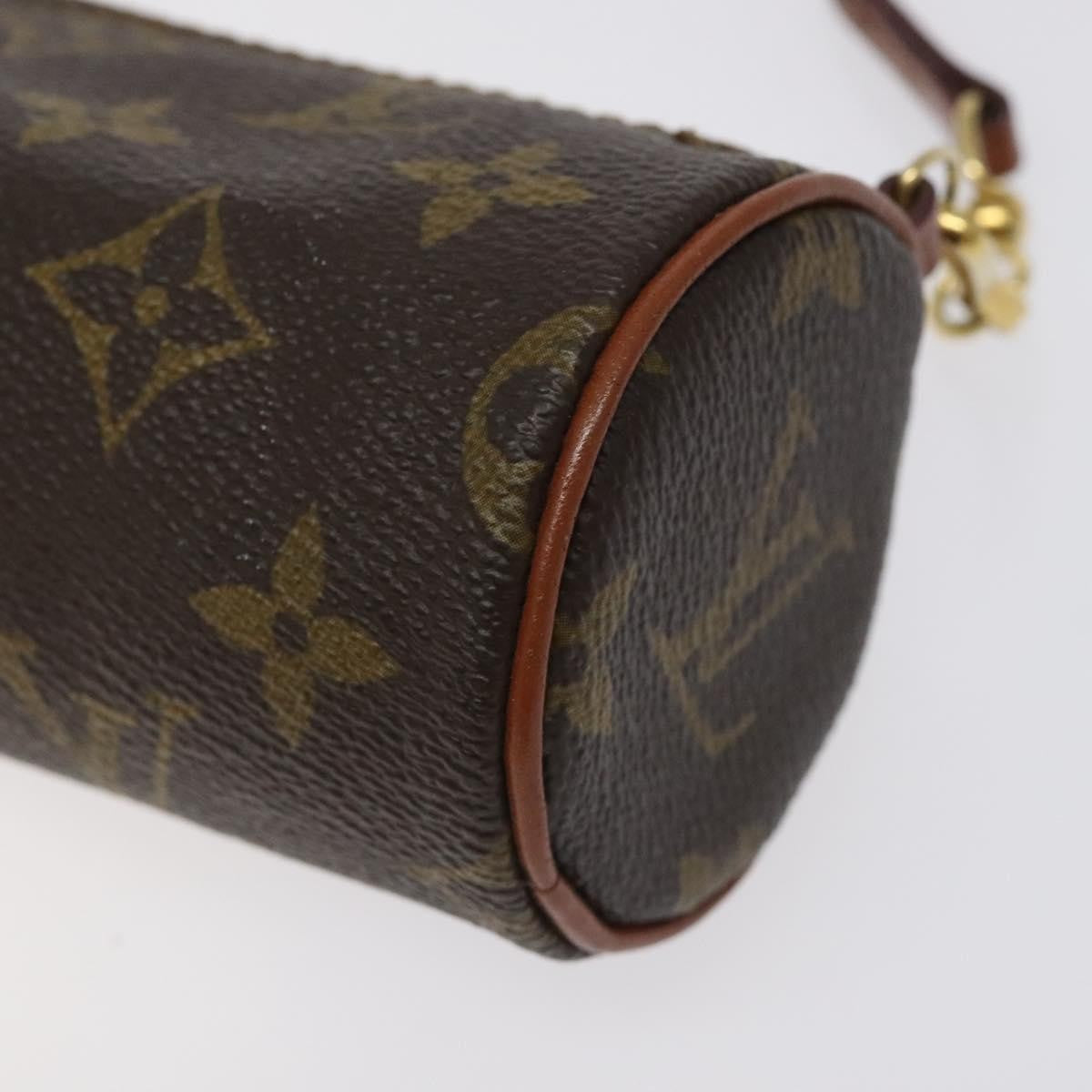 Louis Vuitton Papillon Pochette Monogram Canvas, BROWN, CANVAS, Clutche & pouche