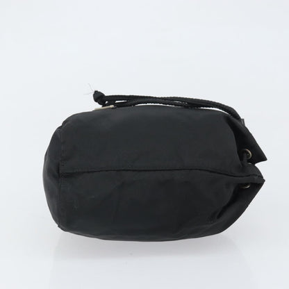 Prada Drawstring Travel Pouch Tessuto, BLACK, NYLON, Clutche & pouche