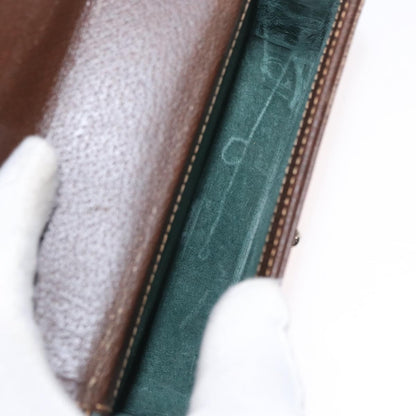 Gucci Cigarette case Shoulder bag Leather, BROWN, LEATHER, Clutche & pouche