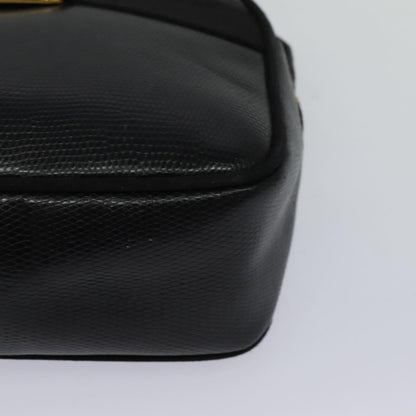 Salvatore Ferragamo Vala Shoulder Bag Leather, BLACK, LEATHER, Shoulder bag