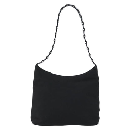 Salvatore Ferragamo Vala Shoulder Bag Nylon, BLACK, NYLON, Shoulder bag