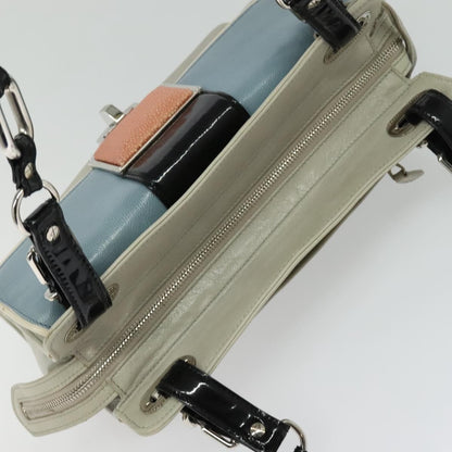 Balenciaga Cherche Midi Chain Shoulder Bag Leather, GRAY, LEATHER, Shoulder bag