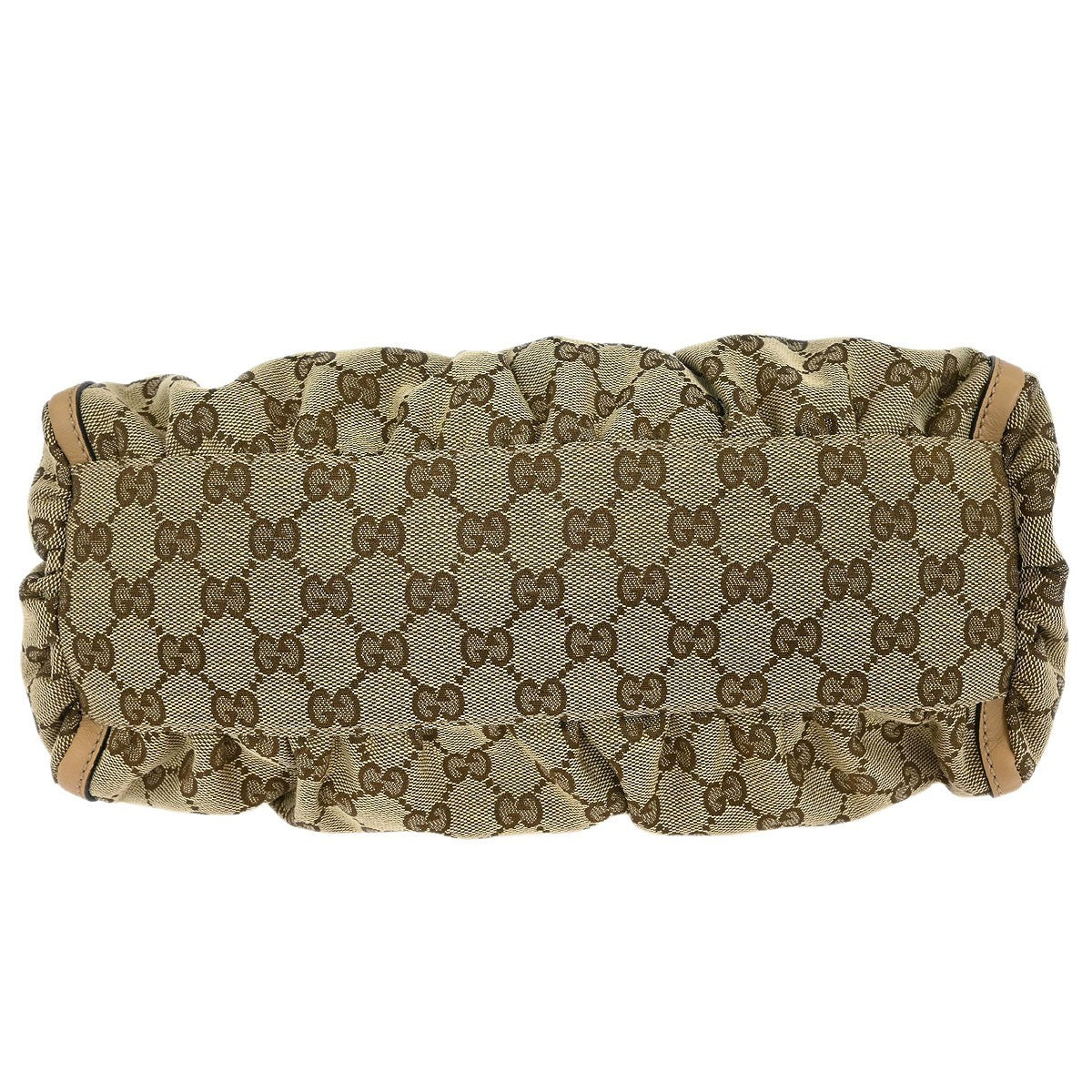 Gucci D Ring Hobo GG Canvas, BEIGE, CANVAS, Handbag