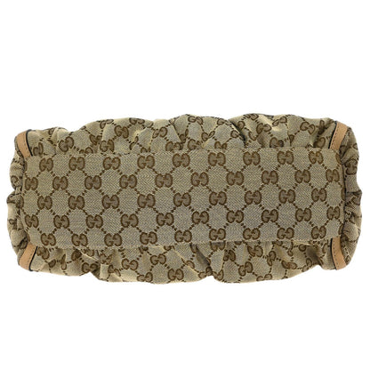 Gucci D Ring Hobo GG Canvas, BEIGE, CANVAS, Handbag