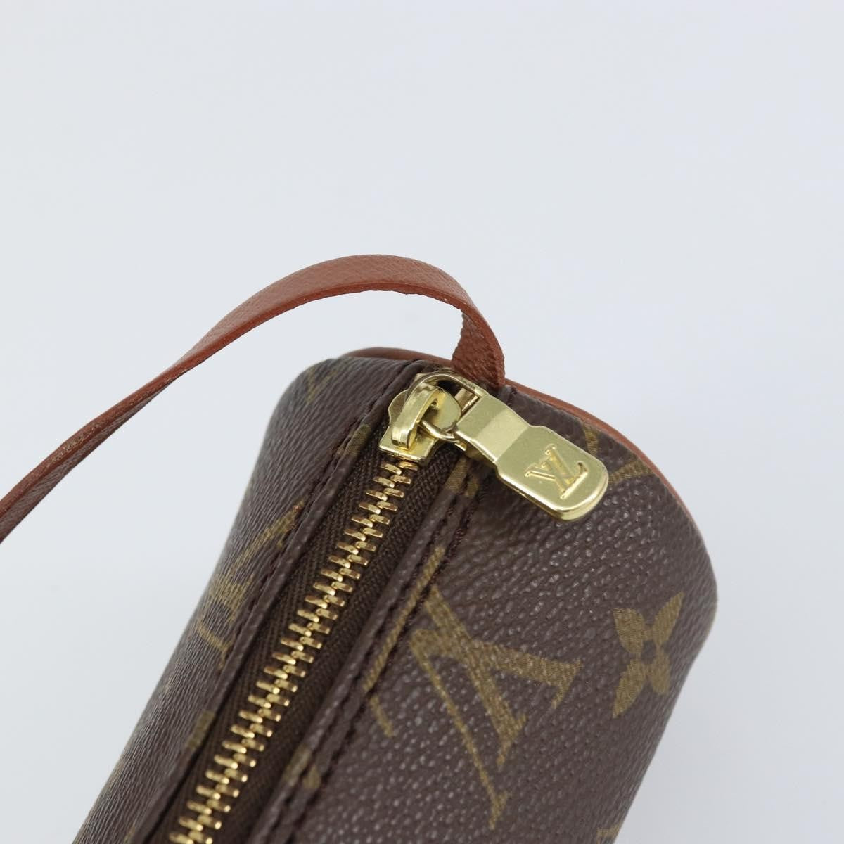 Louis Vuitton Papillon Pochette Monogram Canvas, BROWN, CANVAS, Clutche & pouche