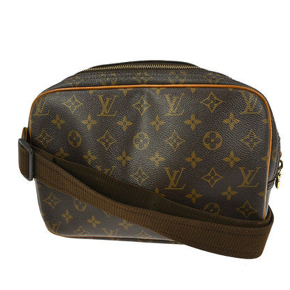 Louis Vuitton Reporter Bag Monogram Canvas, BROWN, CANVAS, Shoulder bag