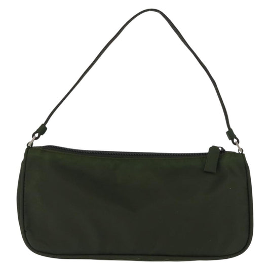Prada Pochette Shoulder Bag Tessuto, KHAKI, NYLON, Clutche & pouche