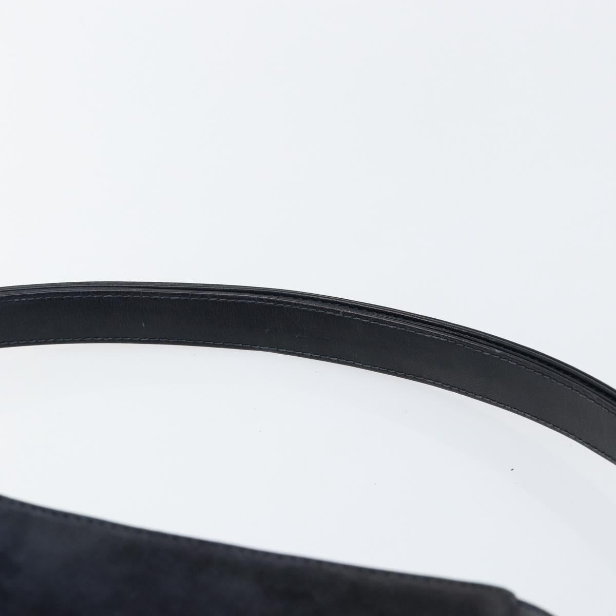 Gucci Vintage Handbag Suede, NAVY, SUEDE, Handbag