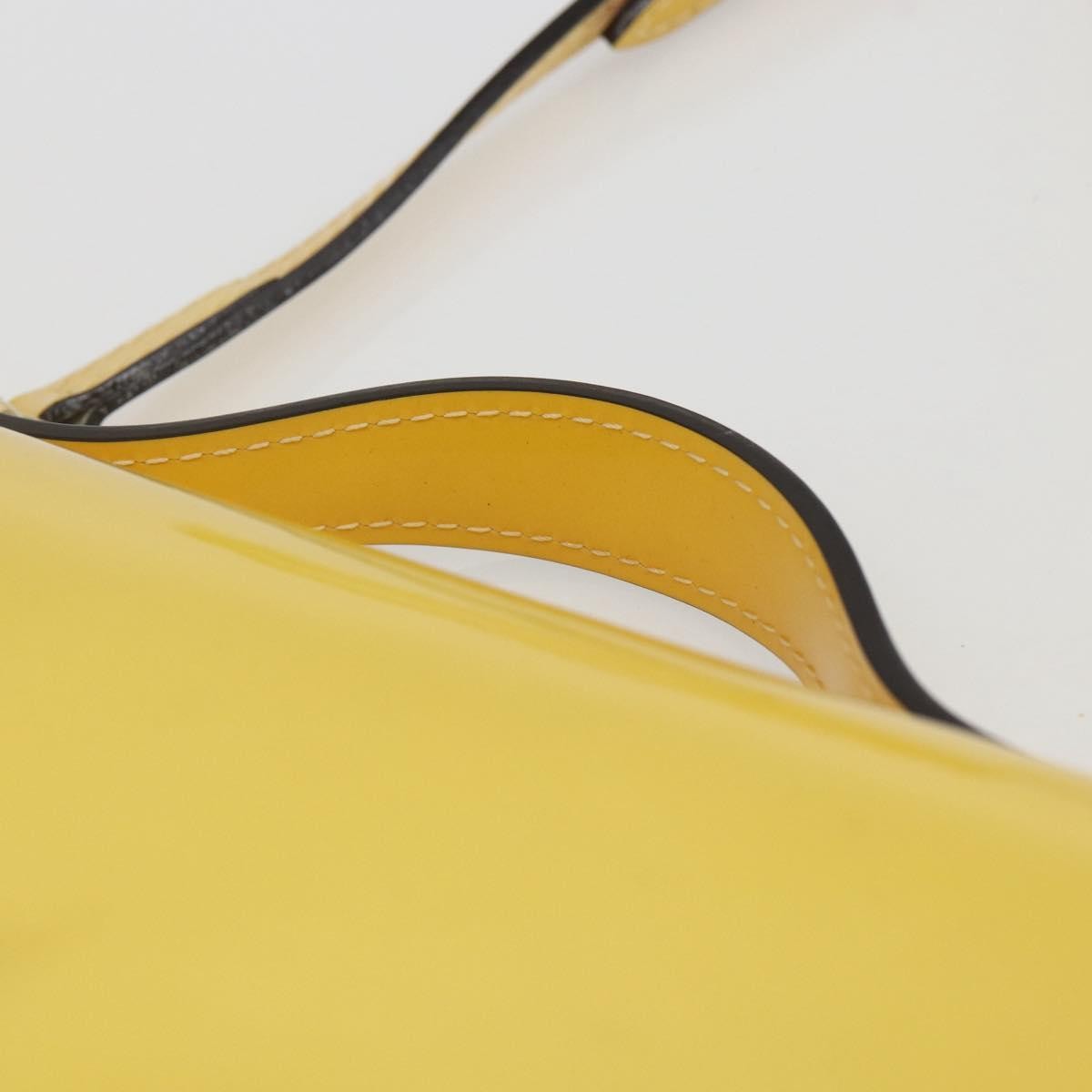 Louis Vuitton Monceau Handbag Vernis, Yellow, Patent Leather, Handbag