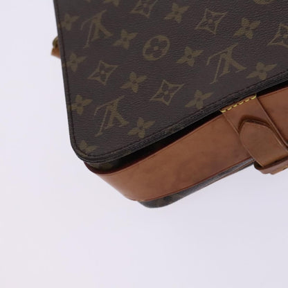 Louis Vuitton Cartouchiere Handbag Monogram Canvas, BROWN, CANVAS, Shoulder bag