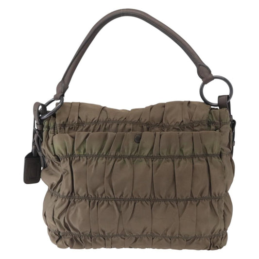 Prada Gaufre Convertible Hobo Tessuto, GRAY, NYLON, Shoulder bag