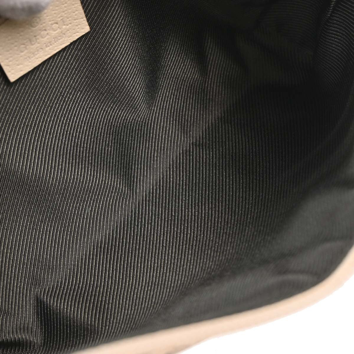 Gucci Abbey Pochette GG Coated Canvas, BEIGE, CANVAS, Clutche & pouche