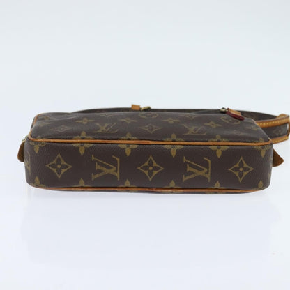 Louis Vuitton Pochette Marly Bandouliere Bag Monogram Canvas, BROWN, CANVAS, Shoulder bag