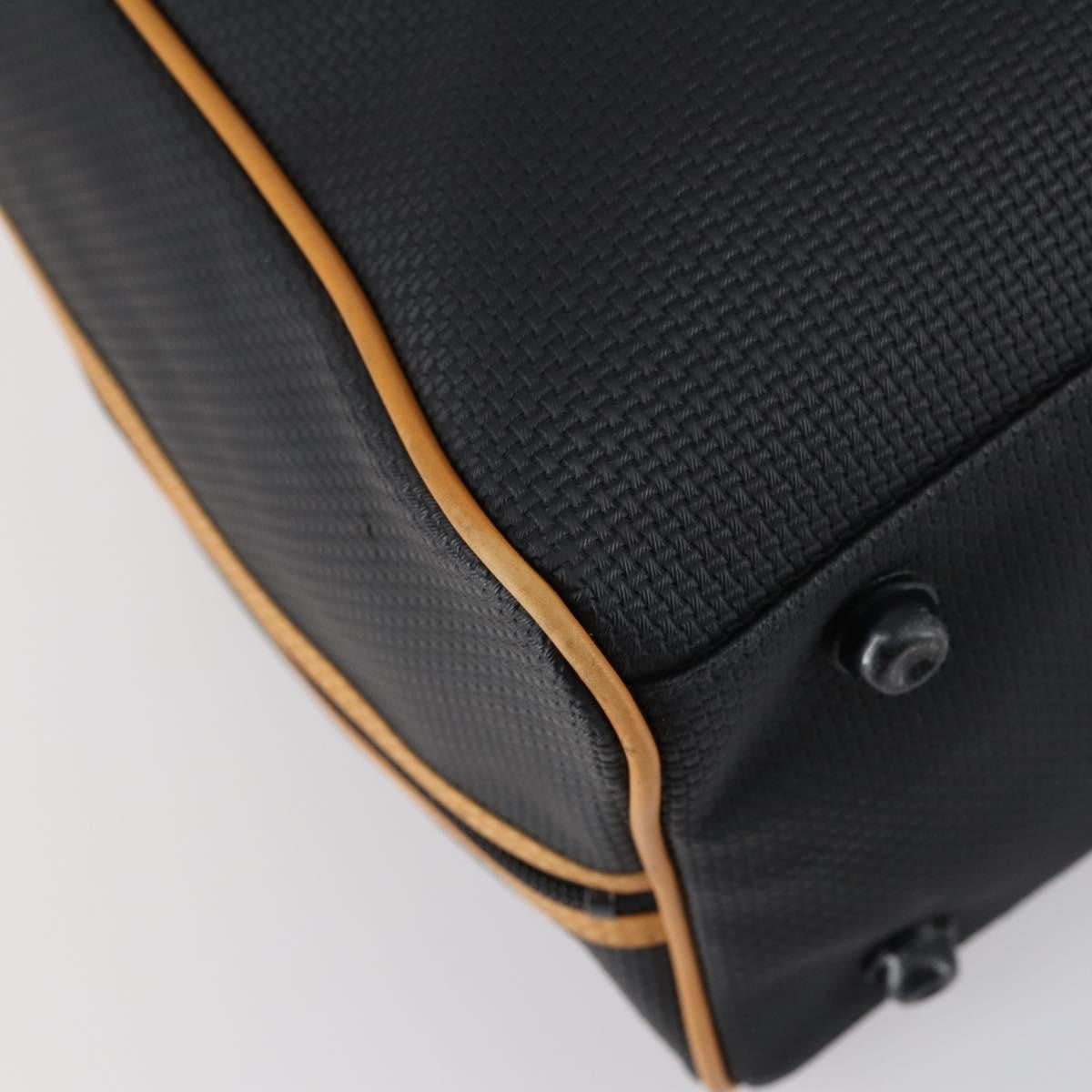 Saint Laurent Vintage Boston PVC Leather, BLACK, PVC, Travel bag