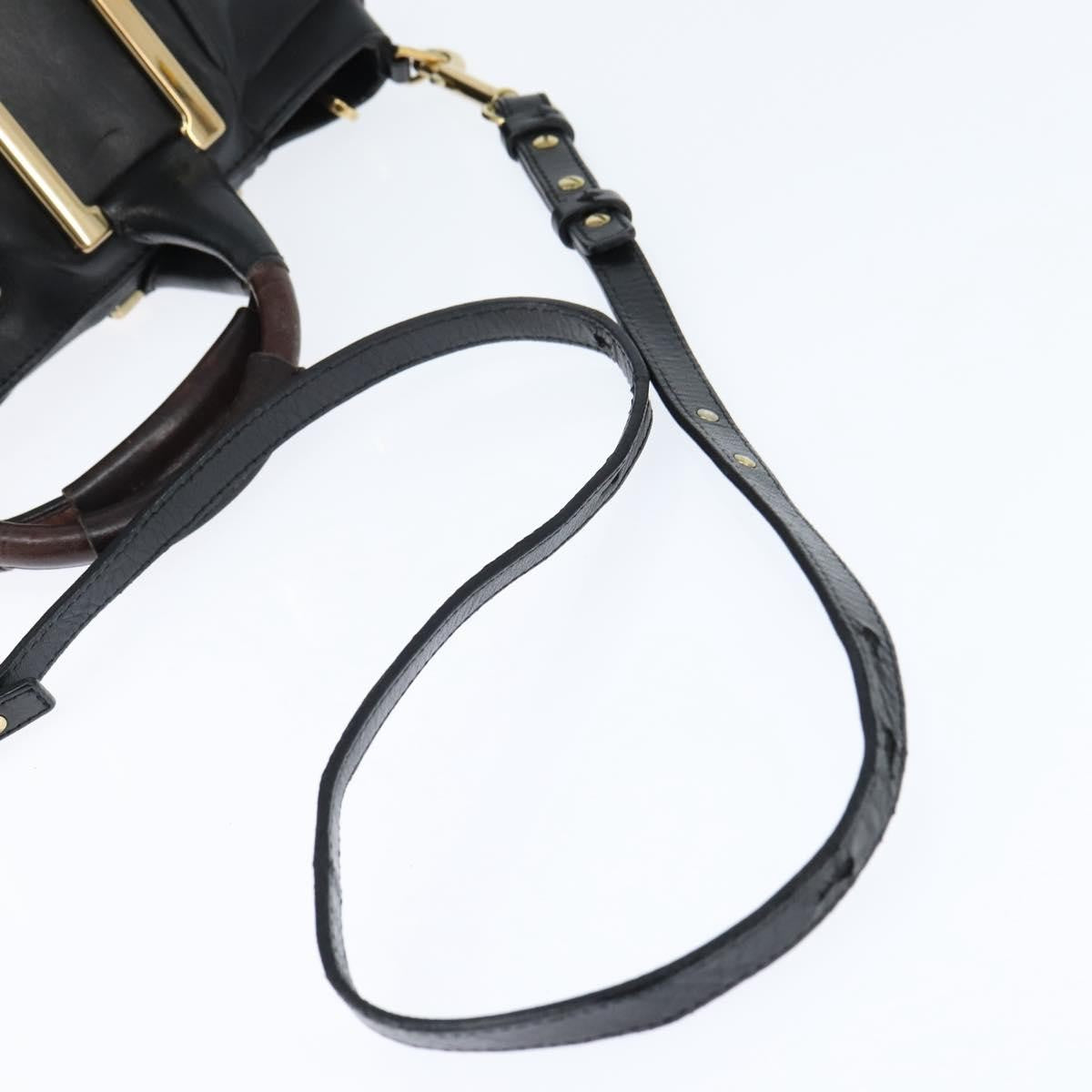 Chloe Ethel Tote Leather, BLACK, LEATHER, Tote bag