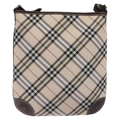 Burberry Nova Check Blue Label Canvas, BEIGE, CANVAS, Shoulder bag