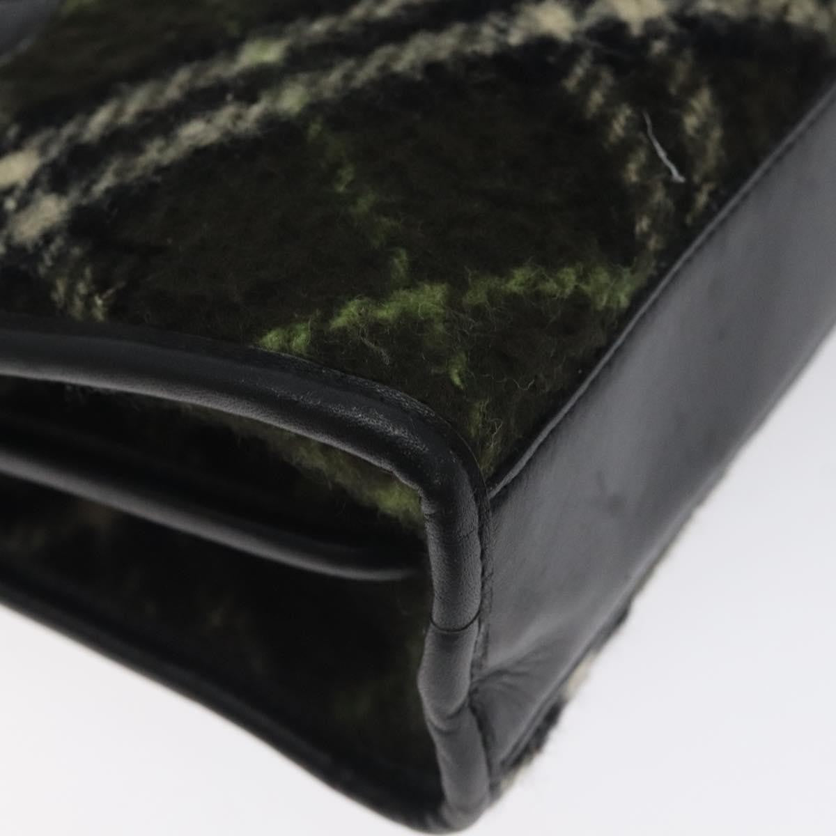 Burberry Nova Check Handbag Tweed, KHAKI, WOOL, Handbag