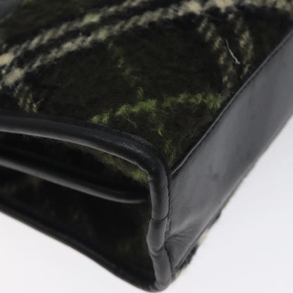 Burberry Nova Check Handbag Tweed, KHAKI, WOOL, Handbag