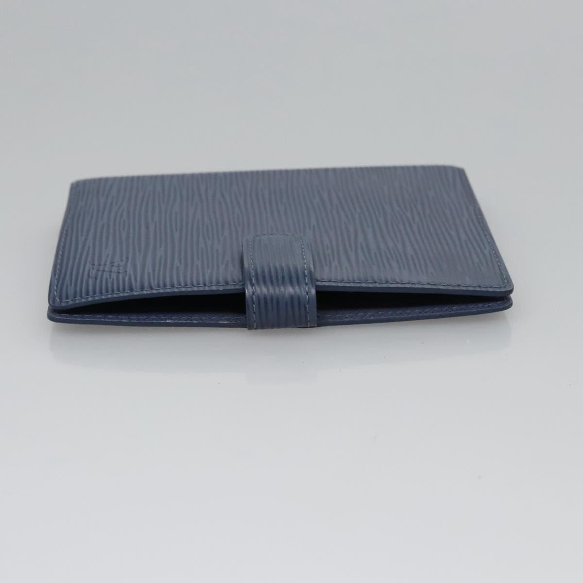 Louis Vuitton Agenda Cover Epi Leather, BLUE, LEATHER, Wallets