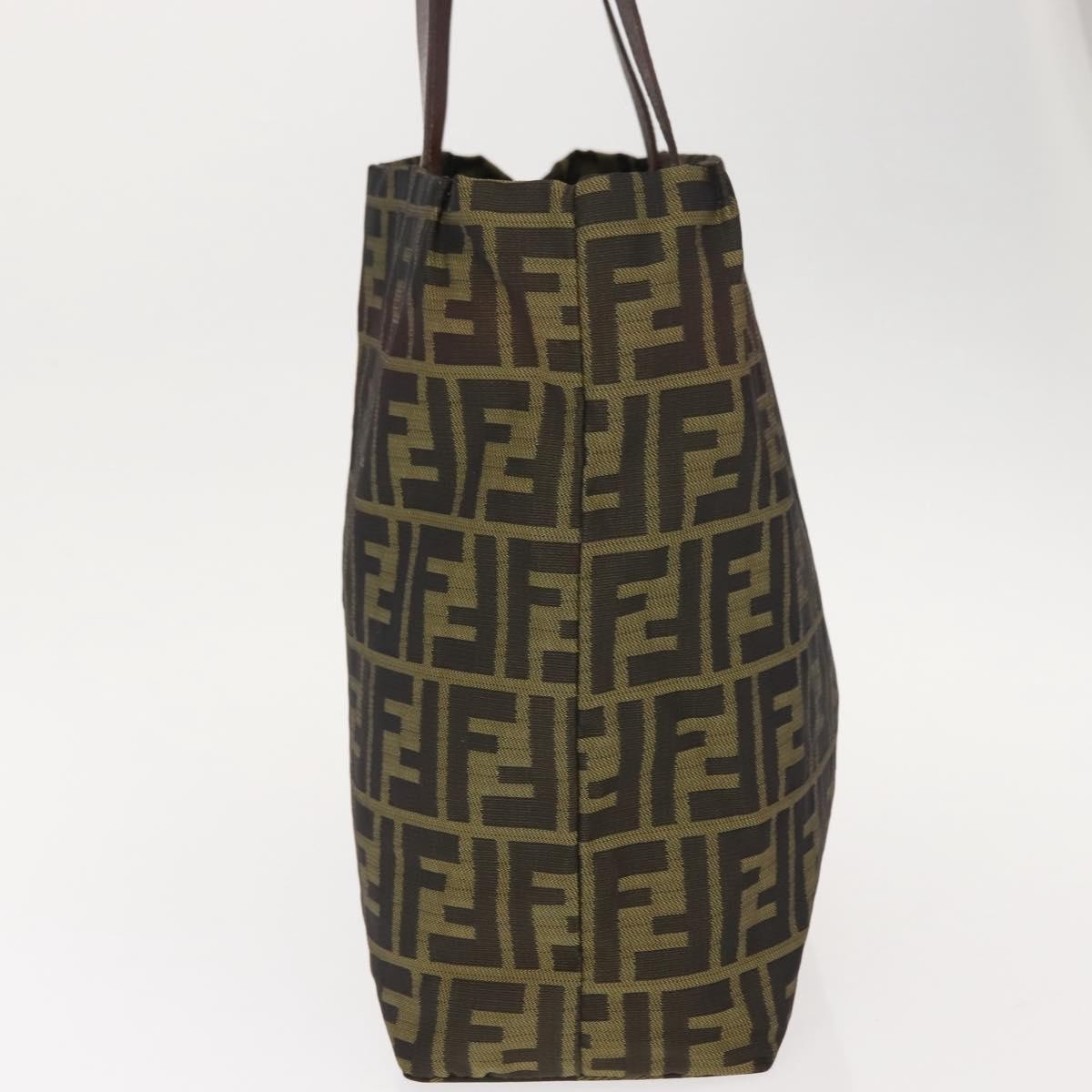 Fendi Zucca Tote bag FF motif, BROWN, CANVAS, Tote bag