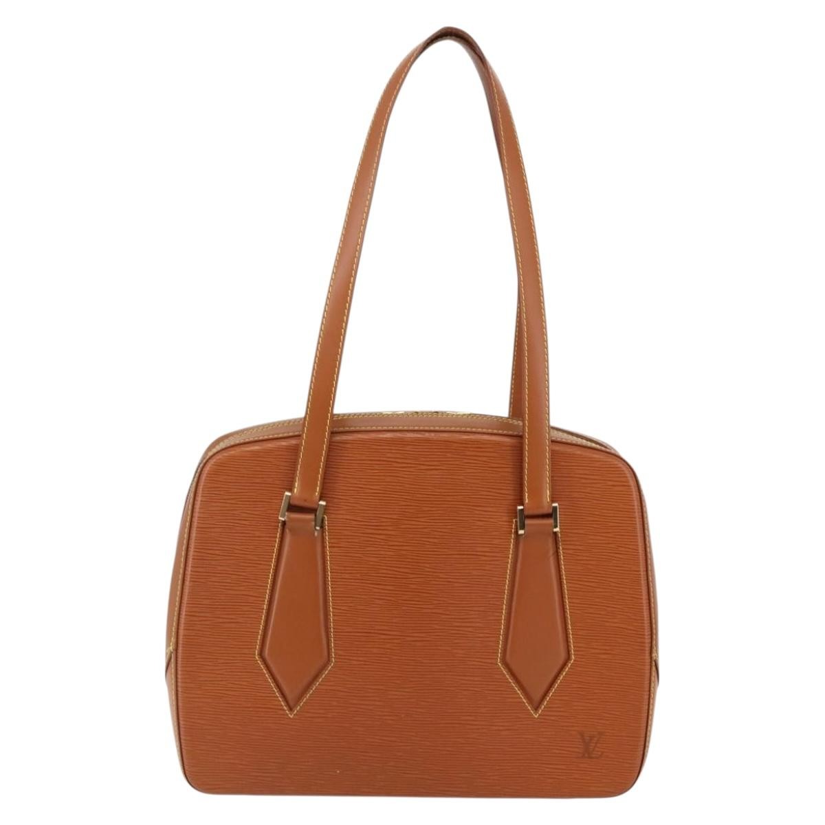 Louis Vuitton Voltaire Handbag Epi leather, BROWN, LEATHER, Handbag