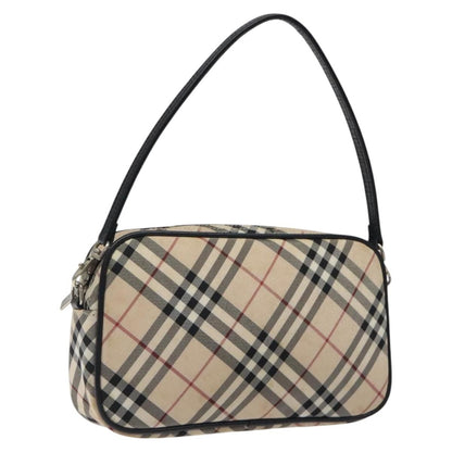 Burberry Nova check Pochette Canvas, BEIGE, NYLON, Clutche & pouche