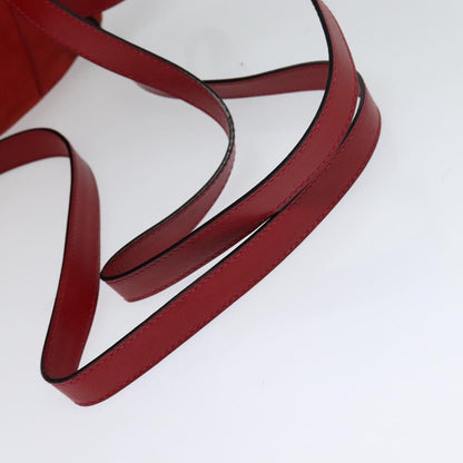 Salvatore Ferragamo Gancini Backpack Suede, RED, SUEDE, Backpack