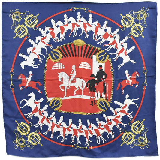 Hermes Carré 90 Silk multicolor, NAVY, SILK, Scarve & shawl