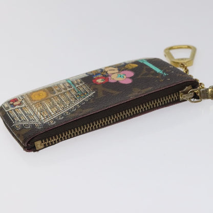 Louis Vuitton Pochette Clés Monogram Vivienne, BROWN, CANVAS, Wallets