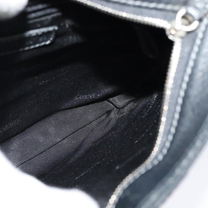 Loewe Vintage Shoulder Bag Leather, BLACK, LEATHER, Shoulder bag