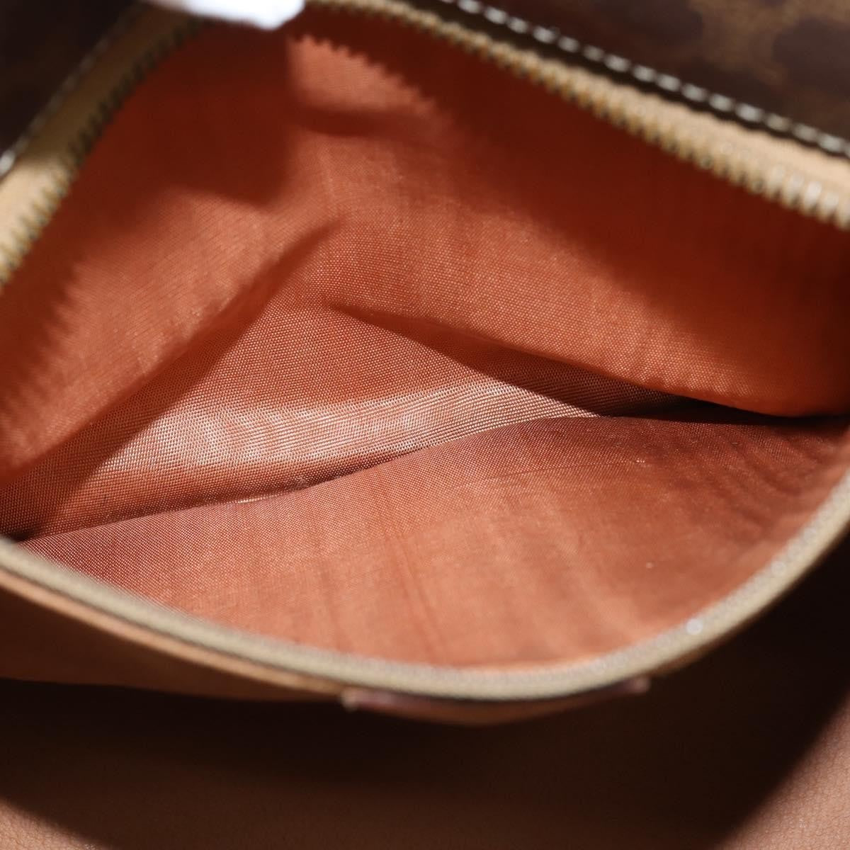 Celine Vintage Macadam Tote bag Canvas, BROWN, CANVAS, Tote bag