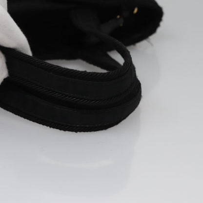 Prada Logo Bow Tote Tessuto, BLACK, NYLON, Tote bag