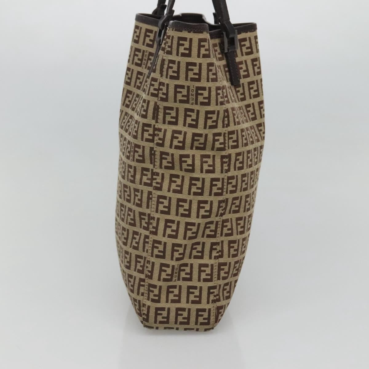 Fendi Zucca Tote bag Canvas, BEIGE, CANVAS, Tote bag
