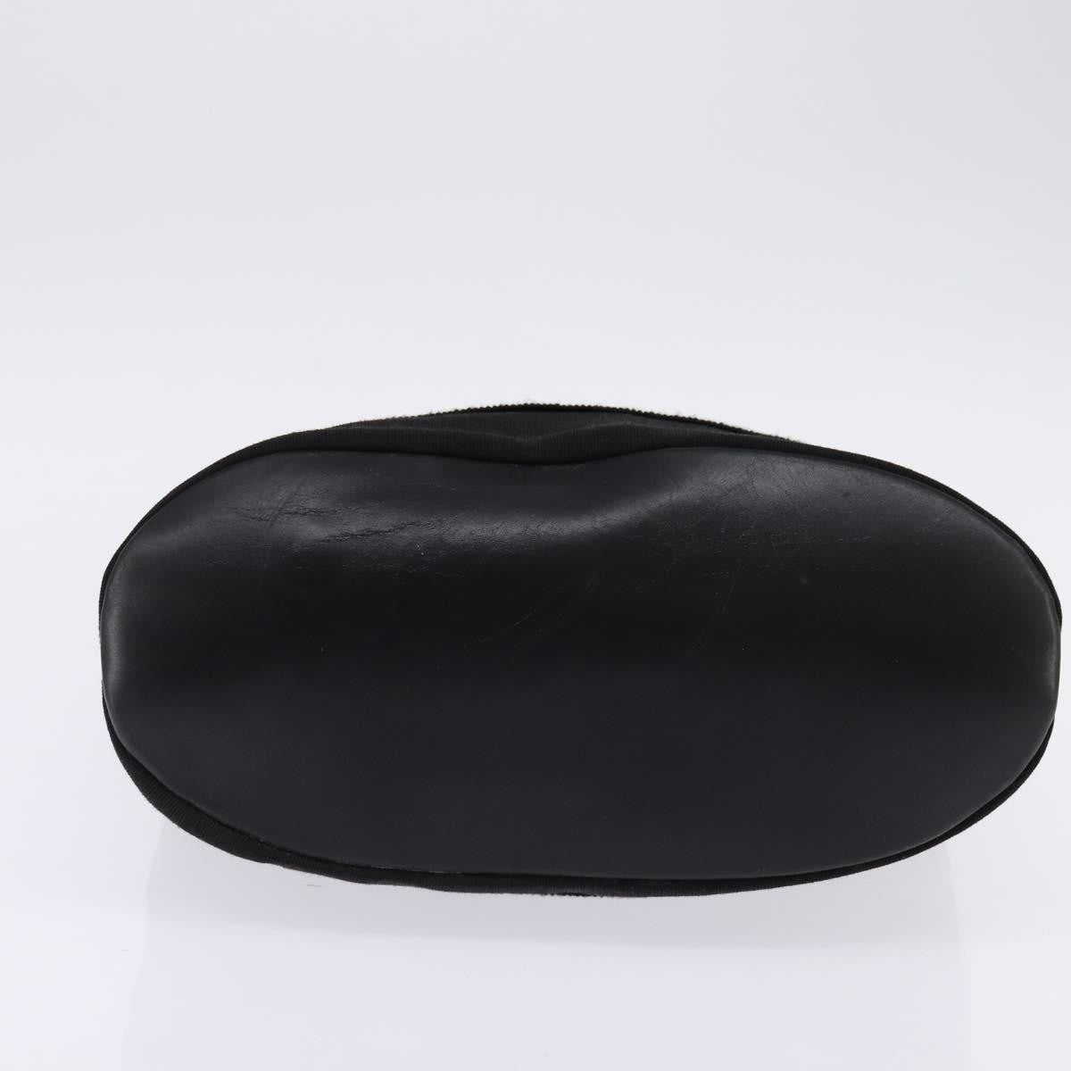 Salvatore Ferragamo Vala Shoulder Bag Canvas, BLACK, CANVAS, Shoulder bag