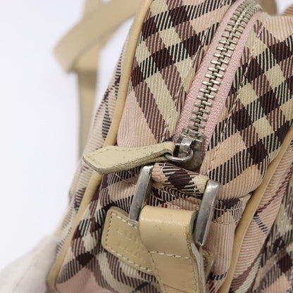 Burberry Nova Check Blue Label Nylon, PINK, NYLON, Shoulder bag