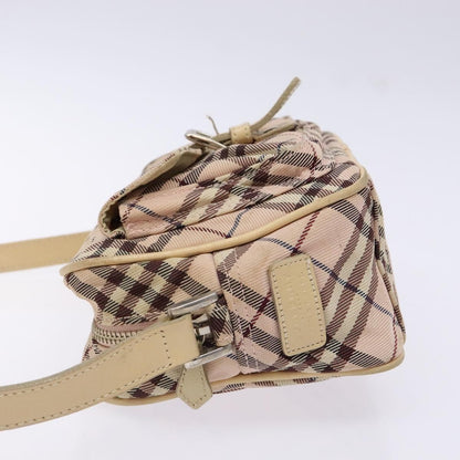 Burberry Nova Check Blue Label Nylon, PINK, NYLON, Shoulder bag