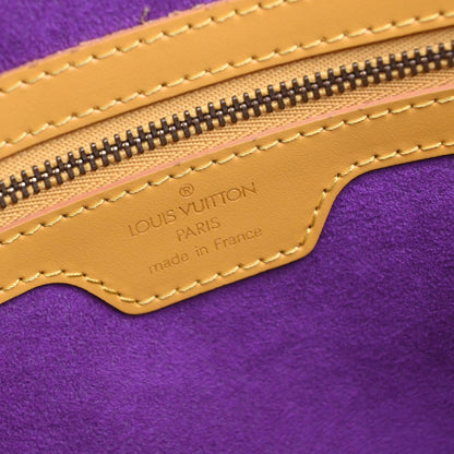 Louis Vuitton Lussac Handbag Epi Leather, YELLOW, LEATHER, Shoulder bag