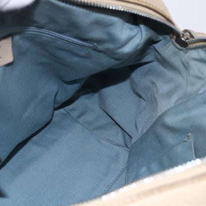 Salvatore Ferragamo Gancini handbag Leather, BEIGE, LEATHER, Shoulder bag