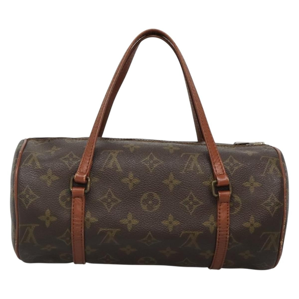 Louis Vuitton Papillon Handbag Monogram Canvas, BROWN, CANVAS, Handbag