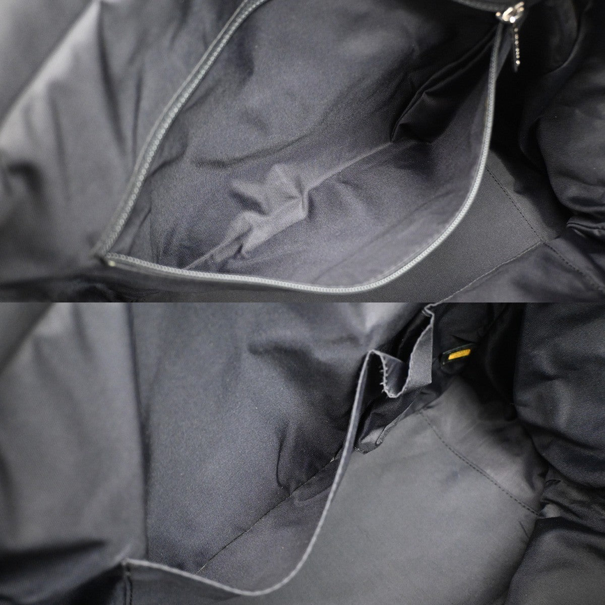 Chanel Biarritz Pocket Tote Quilted Coated Canvas, BLACK, CANVAS, Tote bag