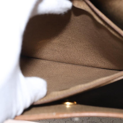 Christian Dior Vintage Honeycomb Handbag Canvas Leather, BEIGE, CANVAS, Handbag