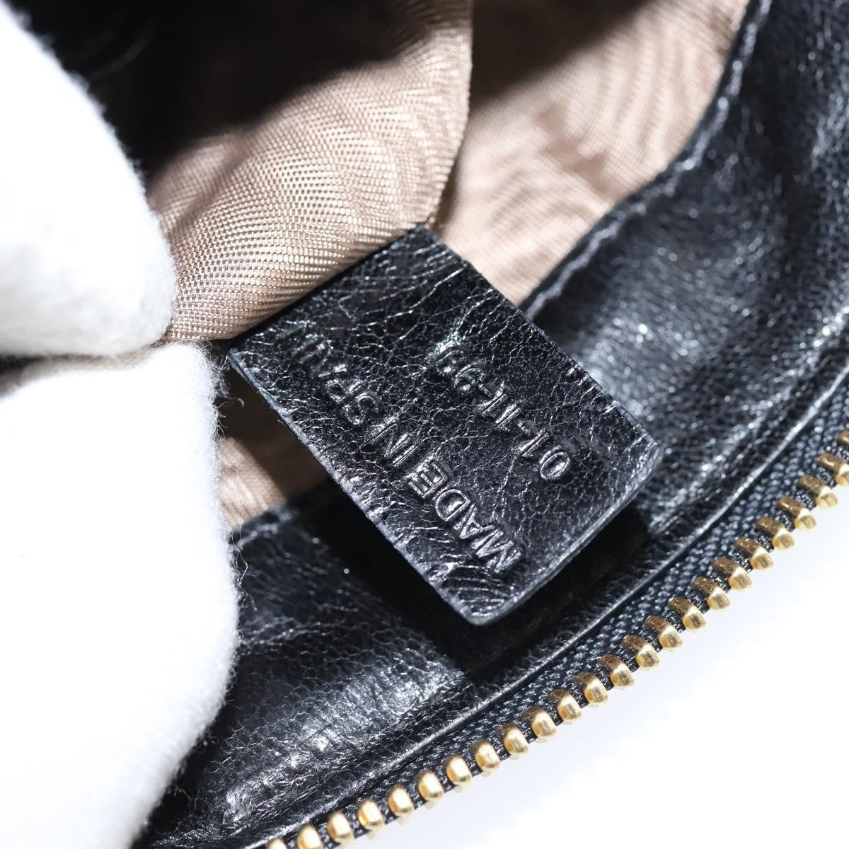 Chloe Vintage Shoulder Bag Leather, BLACK, LEATHER, Shoulder bag