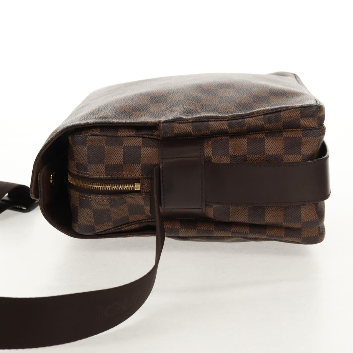 Louis Vuitton Naviglio Handbag Damier, BROWN, CANVAS, Shoulder bag