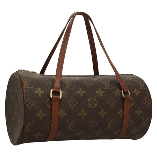 Louis Vuitton Papillon Handbag Monogram Canvas, BROWN, CANVAS, Handbag