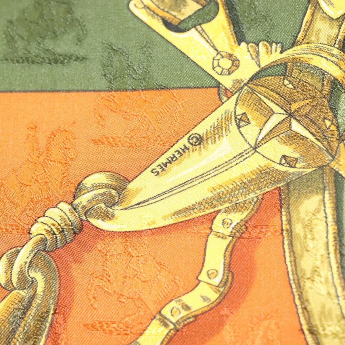 Hermes Carré 90 Silk multicolor, GREEN, SILK, Scarve & shawl